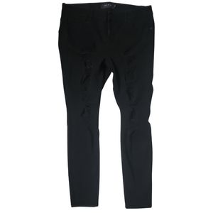 Torrid ripped Bombshell skinny jeans - Dark black wash - 16 Regular